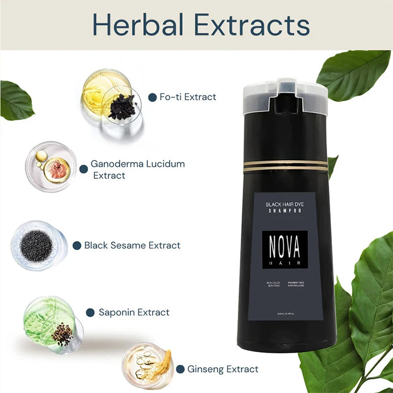 Nova Hair Dyeing Shampoo